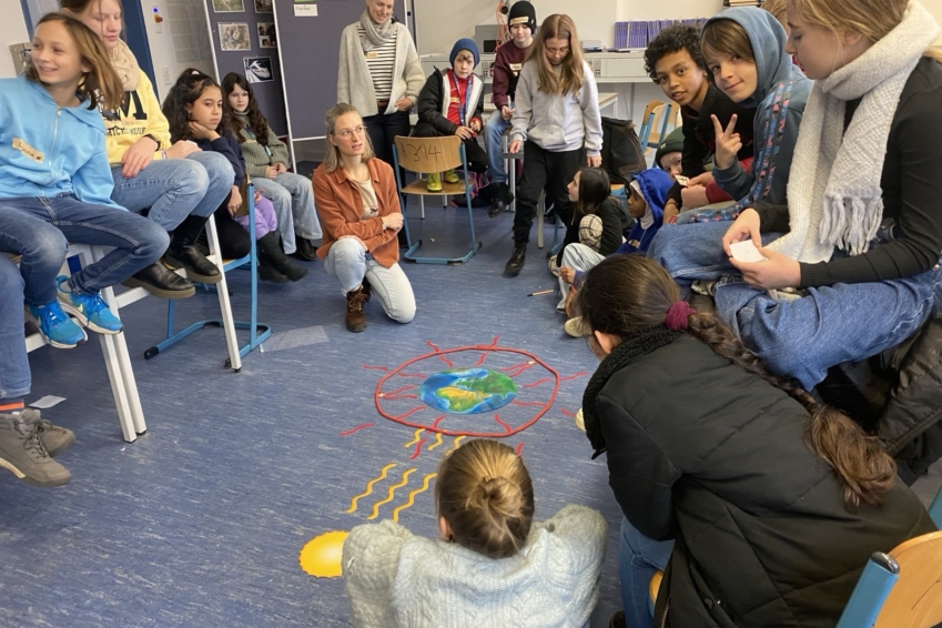 Energiedetektive lernen etwas über den Klimawandel