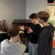 Schüler im Museum der Hamburger Energiewerke